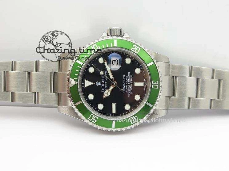 Bracelet Green Maker 16610 A3135 Dial SS Submariner BP On 0319